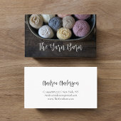 Rustiek garen Breien & Haak Visitekaartje