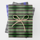 rustiek geassorteerd plakpatroon inpakpapier vel (In situ)