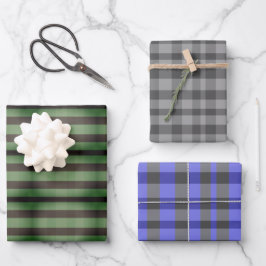 rustiek geassorteerd plakpatroon inpakpapier vel