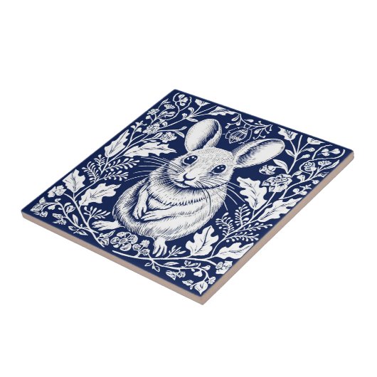 Rustiek Gebied Mouse Keramisch Tegeltje (Zijkant)