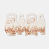 Rustiek gebladerte herfst herfst bruiloft bedankdoosjes (Uitgevouwen)