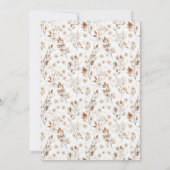 Rustiek Geef Bedankt Diner Kaart (Achterkant)