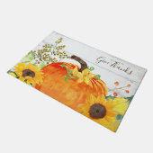 Rustiek Geef Bedankt Herfst Deurmat (Schuin)