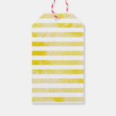 Rustiek geel citroen Baby shower Cadeaulabel (Achterkant)