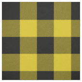 Rustiek geel en zwart Buffalo Plaid Stof (Swatch)