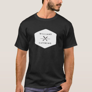 Rustiek gekruiste vorkmes Logo II T-shirt
