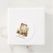 Rustiek Gelukkig Pasen Gepersonaliseerde familiena Bedankjes Labels (In situ)