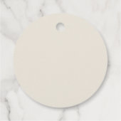 Rustiek Genderneutraal Baby shower Dank u Bedankjes Labels (Achterkant)