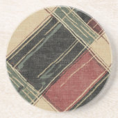 rustiek gepleisterd zandsteen onderzetter (Voorkant)