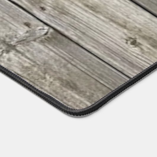 Rustiek Gereedschap Man op Wood Grain Design Desk Bureaumat (Hoek)