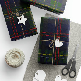 Rustiek geruite Classic Malcolm Tartan Cadeaupapier