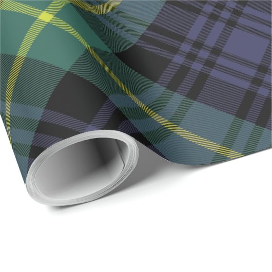 Rustiek geruite klassieke Tartan Cadeaupapier (Rol Hoek)