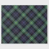 Rustiek geruite klassieke Tartan Cadeaupapier (Vlak)