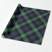 Rustiek geruite klassieke Tartan Cadeaupapier (Uitgerold)