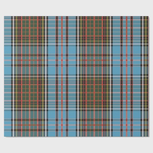 Rustiek geruite klassieke Tartan Cadeaupapier (Vlak)