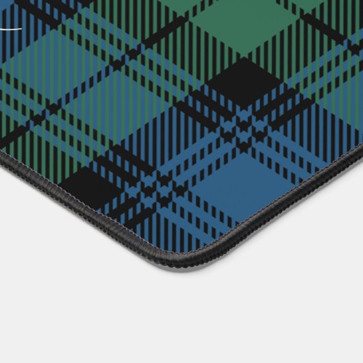 Rustiek geruite Monogram Classic Campbell Tartan Bureaumat (Hoek)