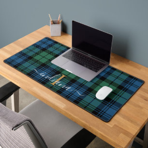 Rustiek geruite Monogram Classic Campbell Tartan Bureaumat