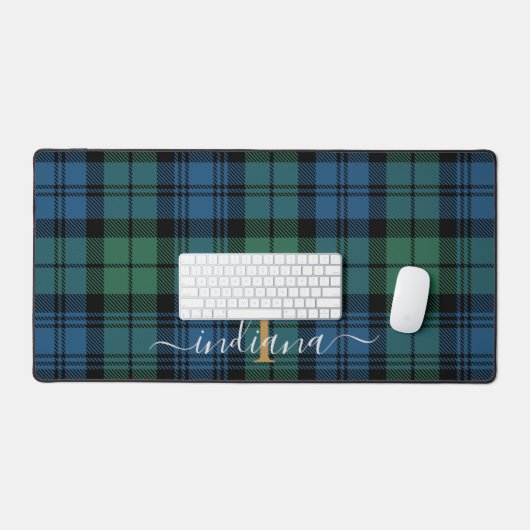 Rustiek geruite Monogram Classic Campbell Tartan Bureaumat (Keyboard & Muis)
