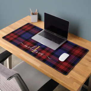 Rustiek geruite Monogram Classic Tartan Bureaumat