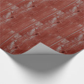 Rustiek geschilderd schuur hout cadeaupapier (Hoek)