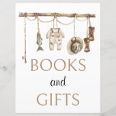 Rustiek Gevist Boeken en Geschenken Teken 8x10 (Voorkant)