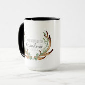 Rustiek gewei & groen gepromoveerd tot oma mok (Voorkant links)