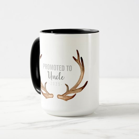 Rustiek gewei & groen gepromoveerd tot oom mok (Voorkant links)