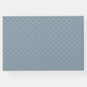 Rustiek gewei met bloemenkrans | Bruiloft Gastenboek (Achterkant)