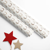 Rustiek Gezellig Cabin Antlers Cadeaupapier