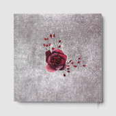 Rustiek Gothic Zwart & Bourgondië Halloween Bruilo Gastenboek (Achterkant)