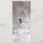 Rustiek Gothic Zwart & Bourgondië Halloween Lang Menu (Achterkant)