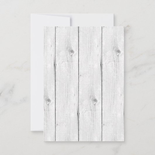 Rustiek Goud Antler | Elegante RSVP Kaartje (Achterkant)