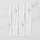 Rustiek Goud Antler | Elegante RSVP Kaartje (Achterkant)