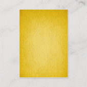 Rustiek Goud Bloemen Bruiloft Wishing Well Informatiekaartje (Achterkant)