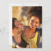 Rustiek Goud Monogram Groen Foto Koppels Douche Kaart (Achterkant)