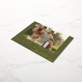 Rustiek Gouden folie Lettering Happy Thanksgiving  Folie Feestdagen Briefkaart (Gedraaid)