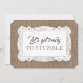 Rustiek Grappig Bruidsmeisje / Maid of Honor Voors Kaart (Voorkant)