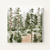 Rustiek Green Forest Cabin Lake House Gastenboek Notitieboek (Achterkant)