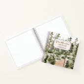 Rustiek Green Forest Cabin Lake House Gastenboek Notitieboek (Binnen)