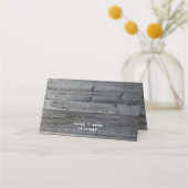 Rustiek Grijs Hout Waterverf Roos Zonnebloem Bruil Plaatskaartje (Achterkant)