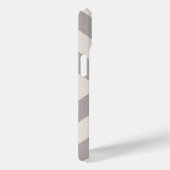 Rustiek Grijs X Chevron Monogram Case-Mate iPhone Case (Achterkant / Rechts)