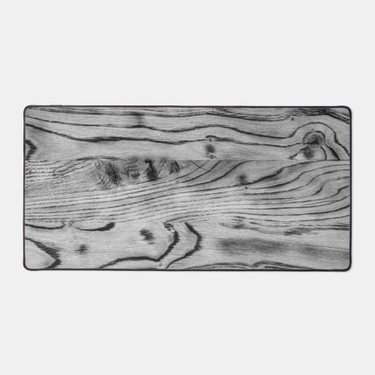  rustiek grijs zwart verbrand hout Carpenter Bureaumat (Voorkant)