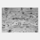  rustiek grijs zwart verbrand hout inpakpapier vel (Voorkant 2)