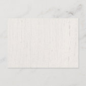 Rustiek groen blad botanische bruiloft RSVP Informatiekaartje (Achterkant)