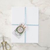 Rustiek groen bosdieren Baby shower gunst Cadeaulabel (Met Touw)