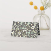 Rustiek groen bruiloft | Speciale partij Plaatskaartje (Achterkant)