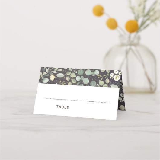 Rustiek groen bruiloft | Speciale partij Plaatskaartje (Voorkant)