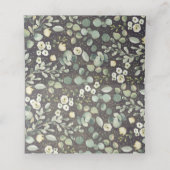 Rustiek groen bruiloft | Speciale partij Plaatskaartje (Binnenkant ongevouwen)