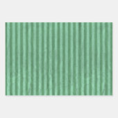 Rustiek groen en Cranberry rode kerst Inpakpapier Vel (Voorkant 3)