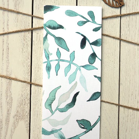 Rustiek groen en koper winter bruiloft uitnodiging